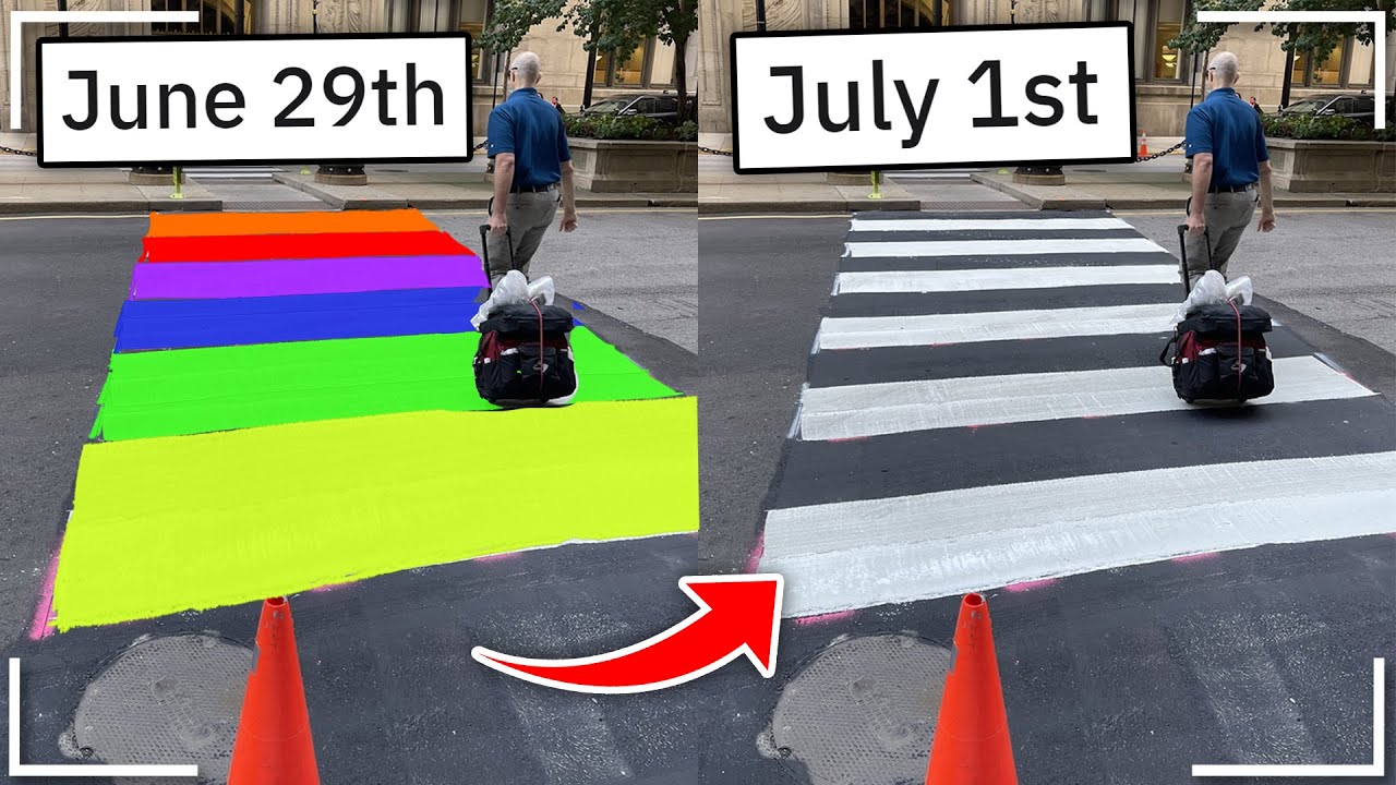 City REMOVED the Rainbow Road Instantly! | r/facepalm