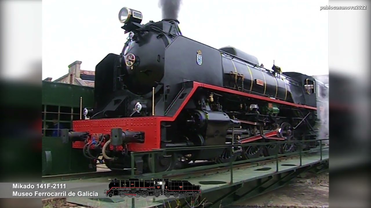 Mikado 141F-2111_Rotonda Museo Ferrocarril de Galicia