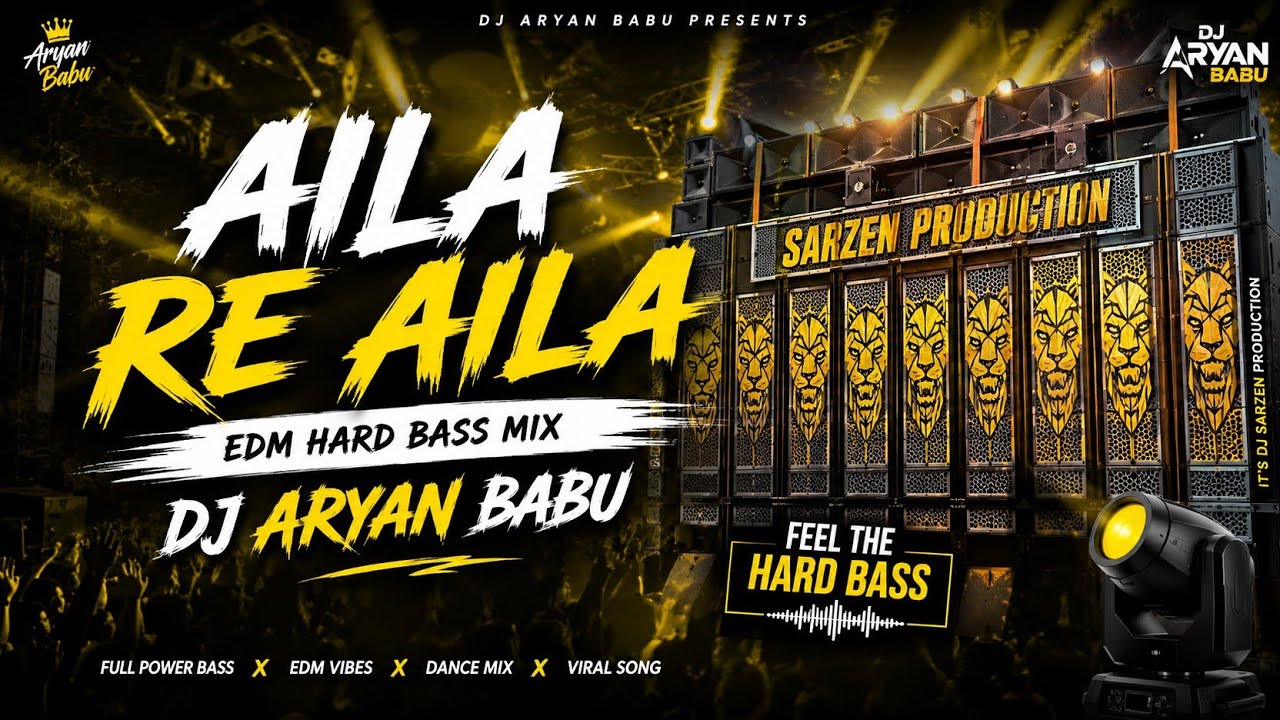 Aila Re Aila - All Time Hits ( Edm Drop Mix ) Dj Aryan Babu 2026 Dj Hindi gana 