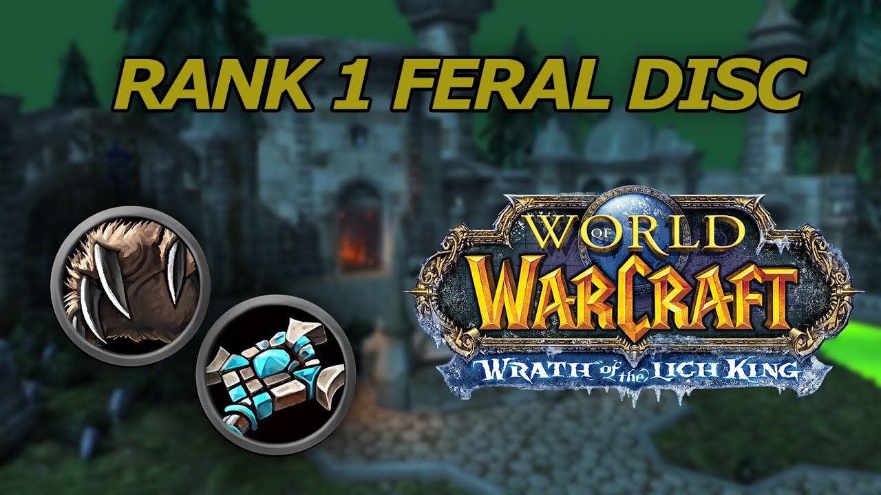 Rank 1 Feral plays Feral Disc with 0 gear on Season 5