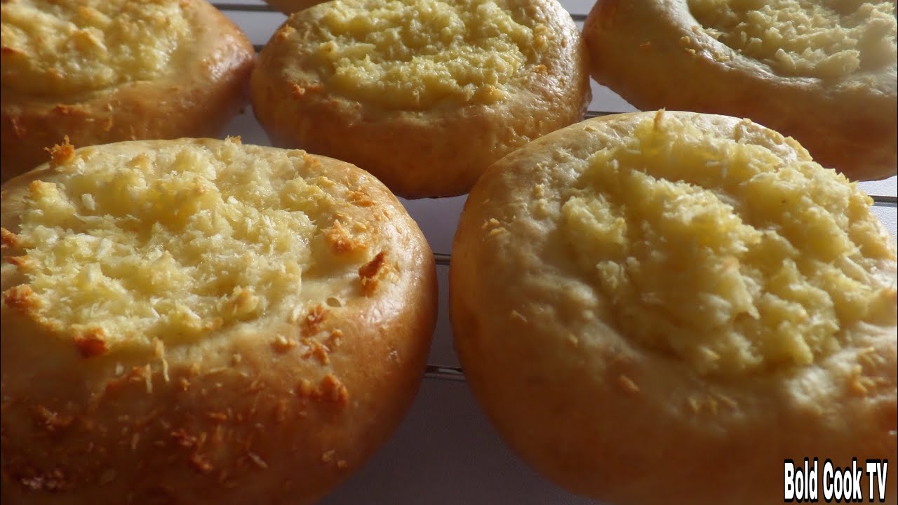 SCRUMPTIOUS COCONUT BUN RECIPE / EASY AND DELICIOUS BREAD / Bold Cook TV