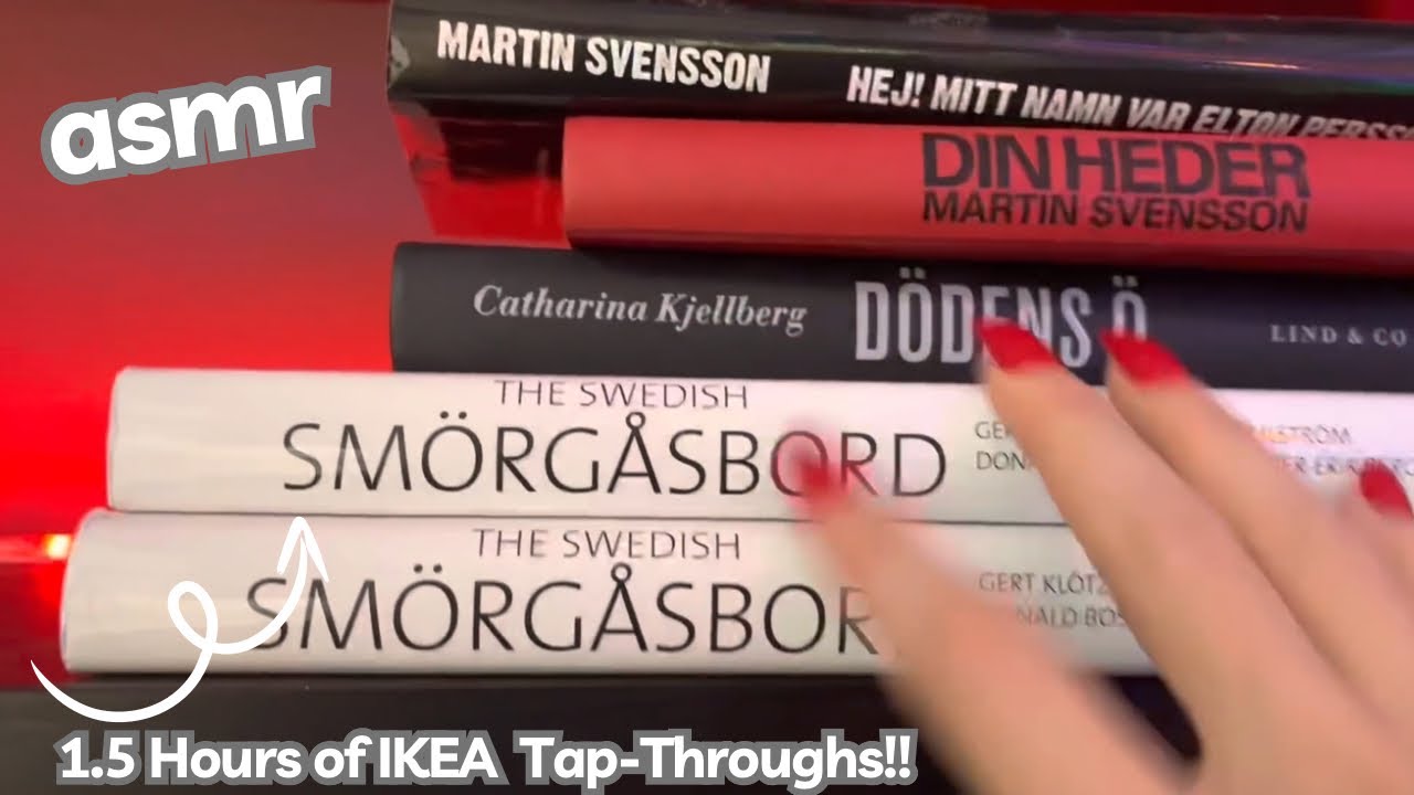 ASMR * 1.5 Hours of IKEA Tap-throughs! * Compilation* No Talking * ASMRVilla