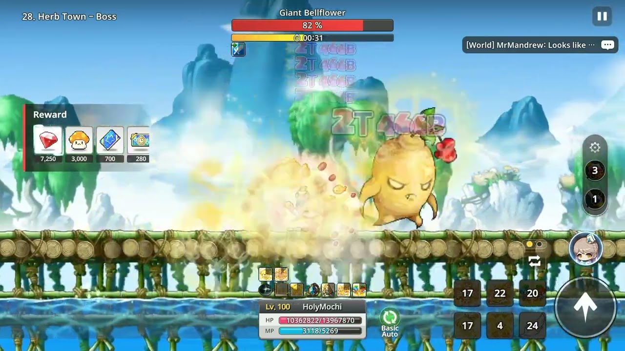 28-10 Boss | lvl 100 Bishop [Maplestory: Idle RPG]