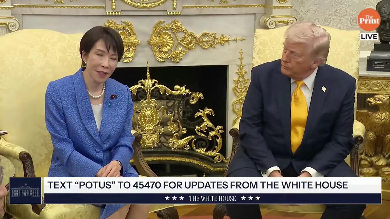LIVE: President Trump holds Bilateral Meeting with Japan’s Takaichi as Iran conflict looms large