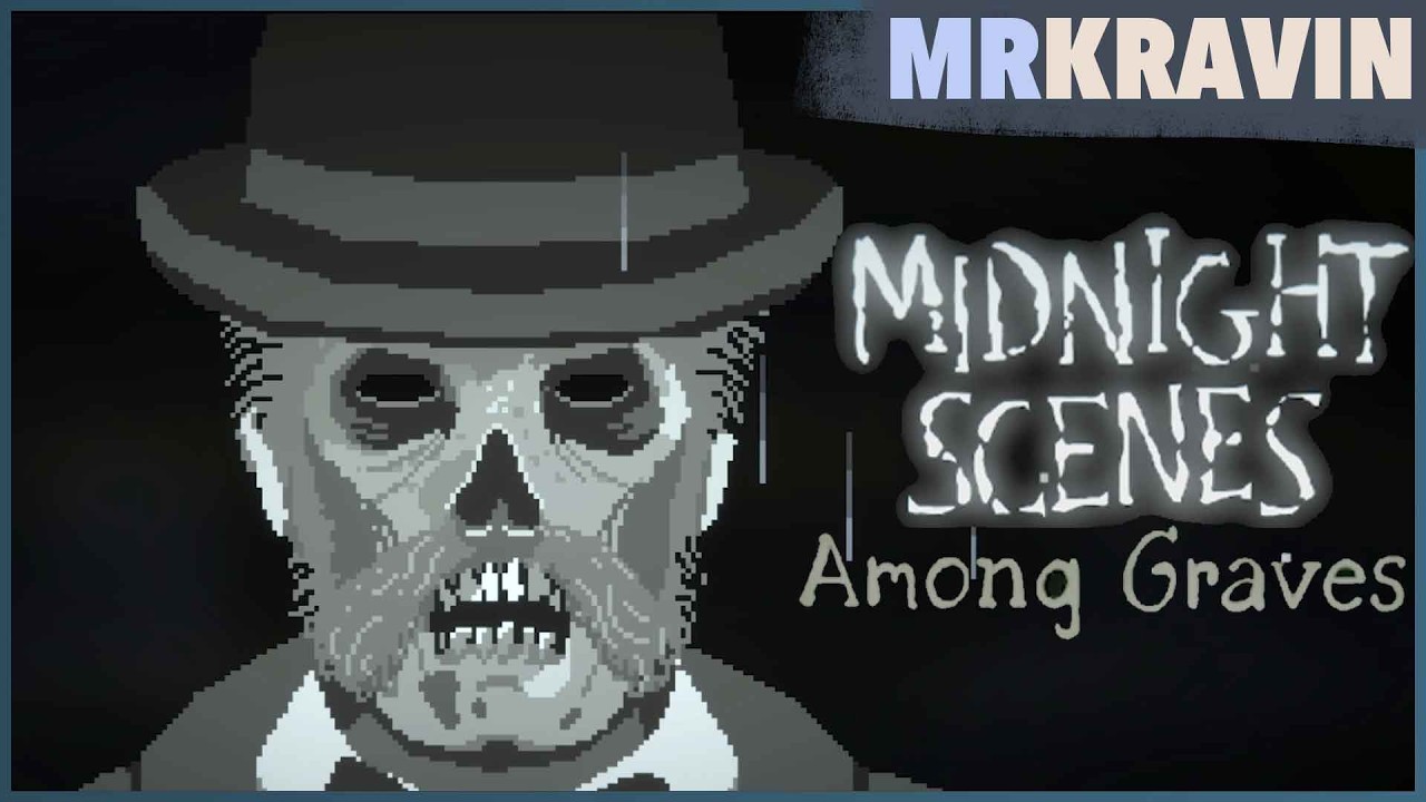 Midnight Scenes: Among Graves - Pixelated Point-And-Click Horror Game, Full Playthrough