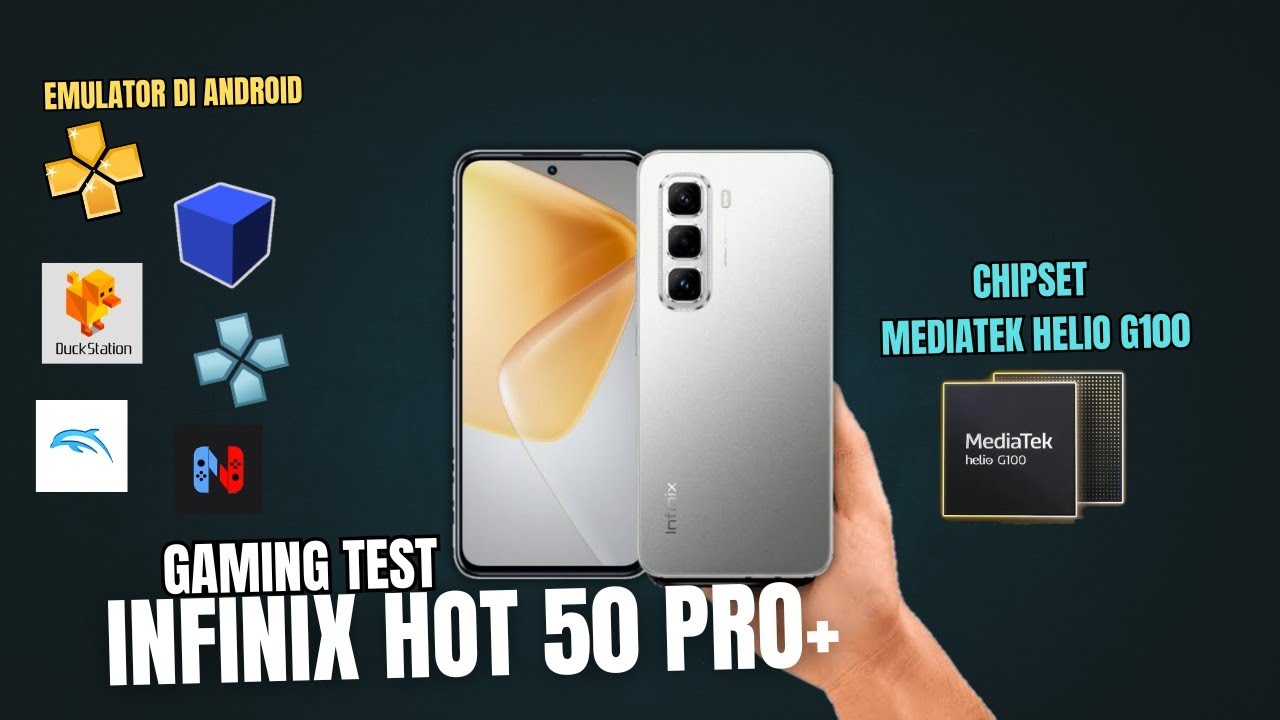 UNBOXING & Test Game Semua Emulator Infinix Hot 50 Pro Plus - Siksa Mediatek Helio G100