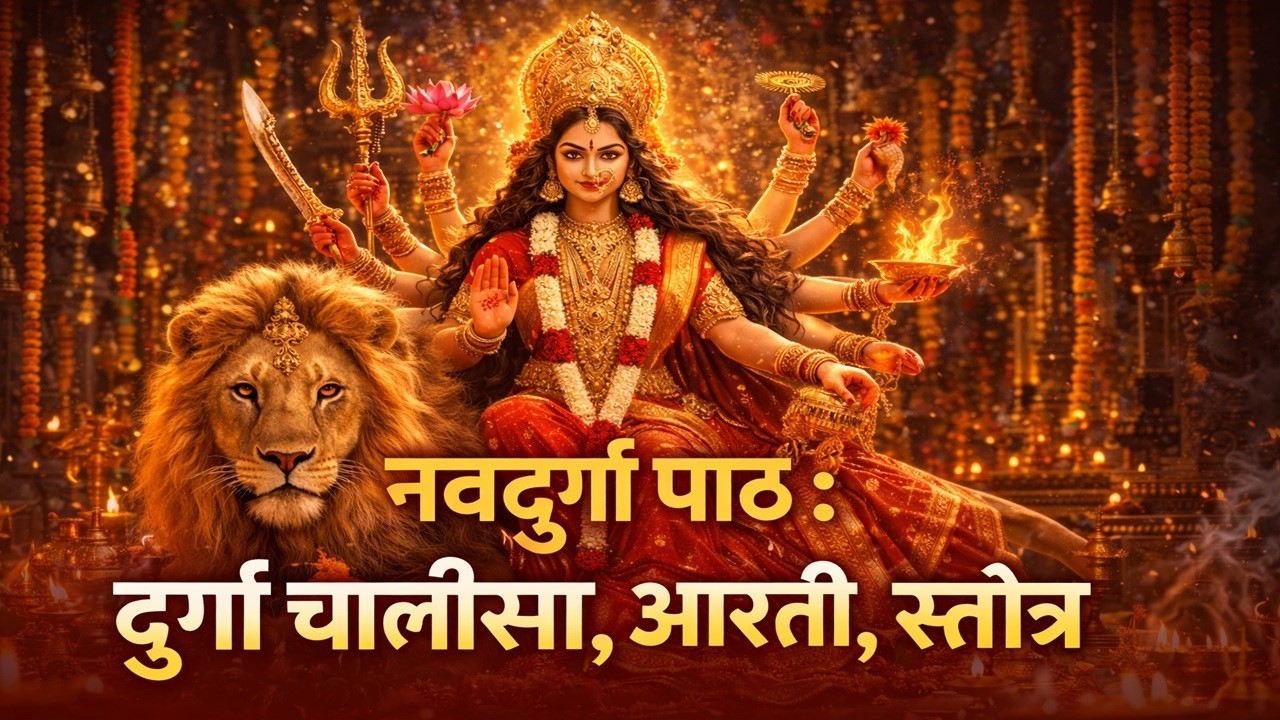 🔴 LIVE: नवदुर्गा पाठ | दुर्गा चालीसा, आरती, स्तोत्र | 24x7 Maa Durga Bhakti | Navratri Special