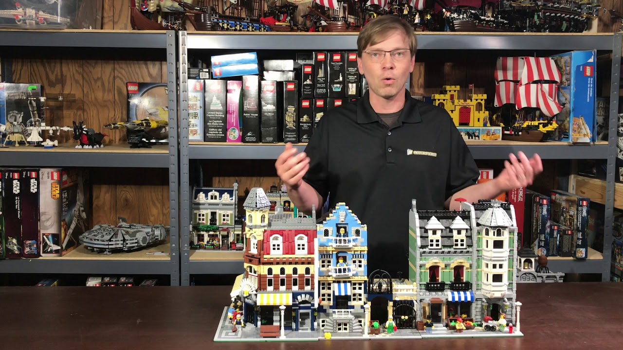 Lego Modulars Part 1 - Green Grocer, Market Street, Cafe Corner - The Classics