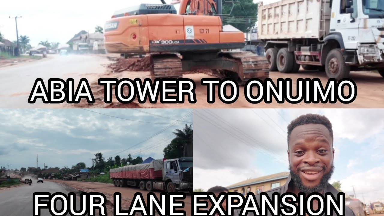 UPDATE ON THE RECONSTRUCTION OF ONUIMO TO ABIA TOWER ROAD IN UMUAHIA. #umuahia #alexotti #abiastate