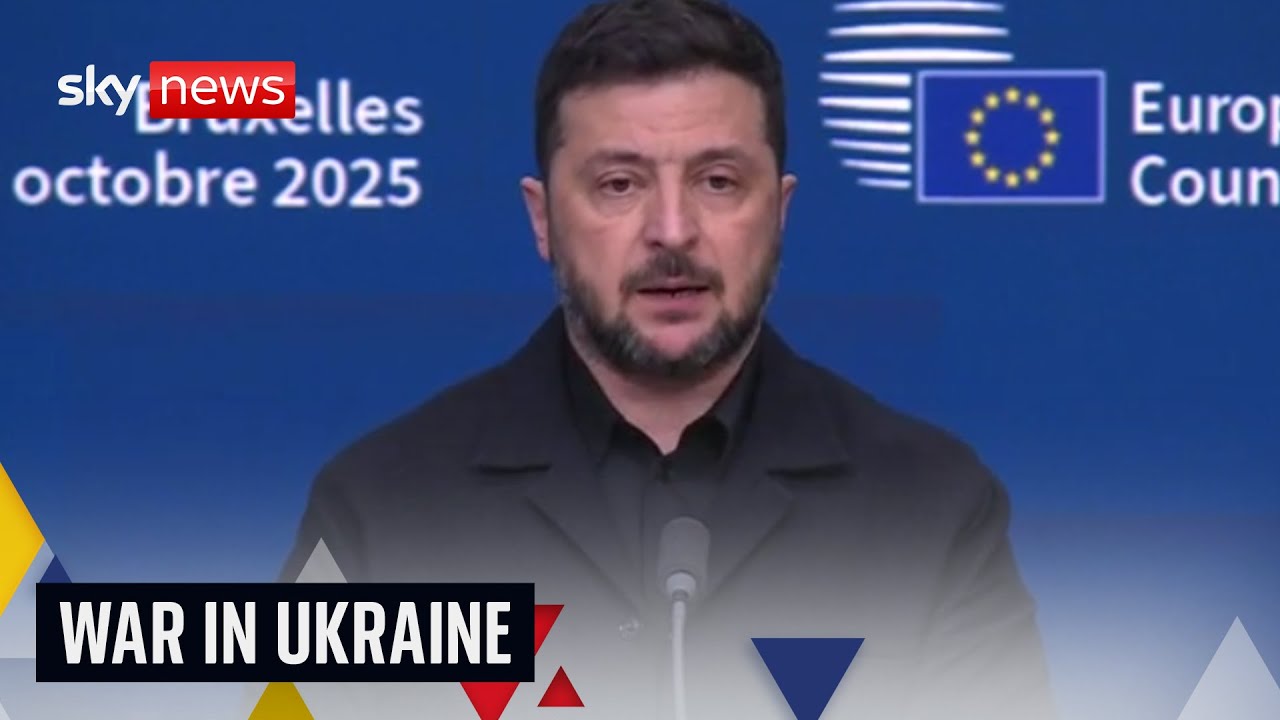 Zelenskyy reacts to Trump's oil sanctions on Russia