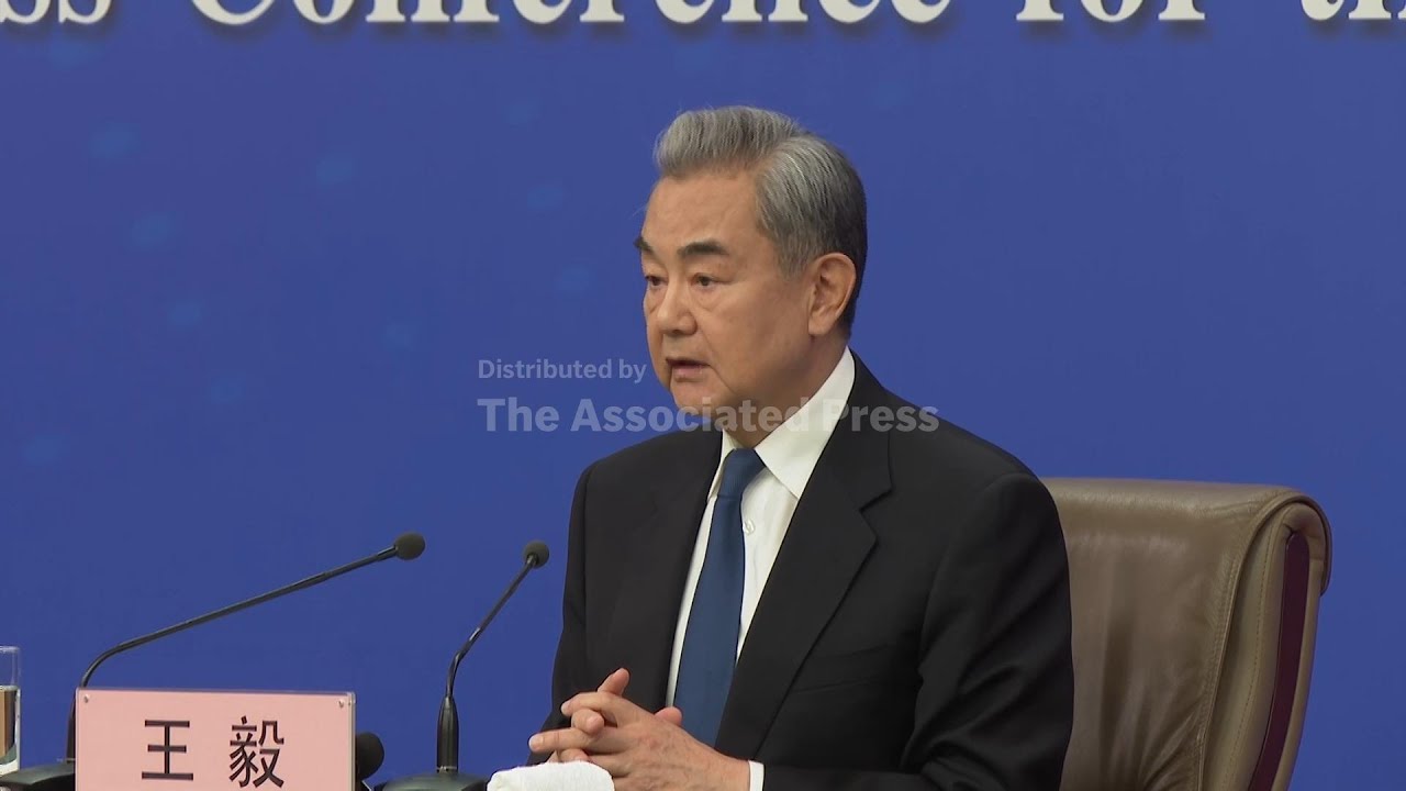 China FM on relations with US, Japan and Europe and future of UN, Palestinian territories