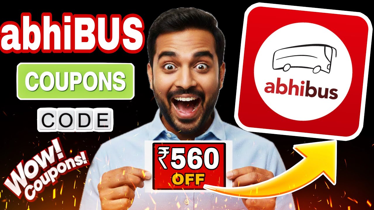 🔥 AbhiBus Coupon Code Today 🚌💥 | Biggest Bus Ticket Discount & Latest Offers 2026 😍