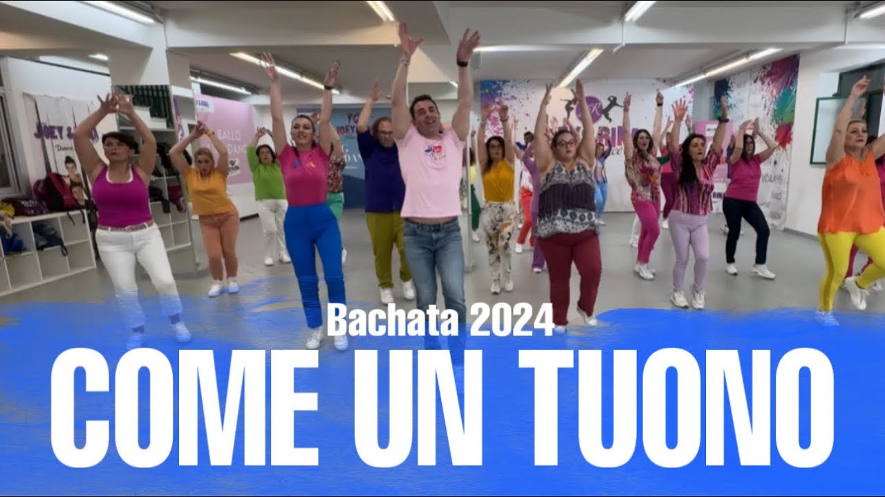 COME UN TUONO Bachata coreografia JOEY&RINA || TUTORIAL || Balli di Gruppo 2024 Socialdance