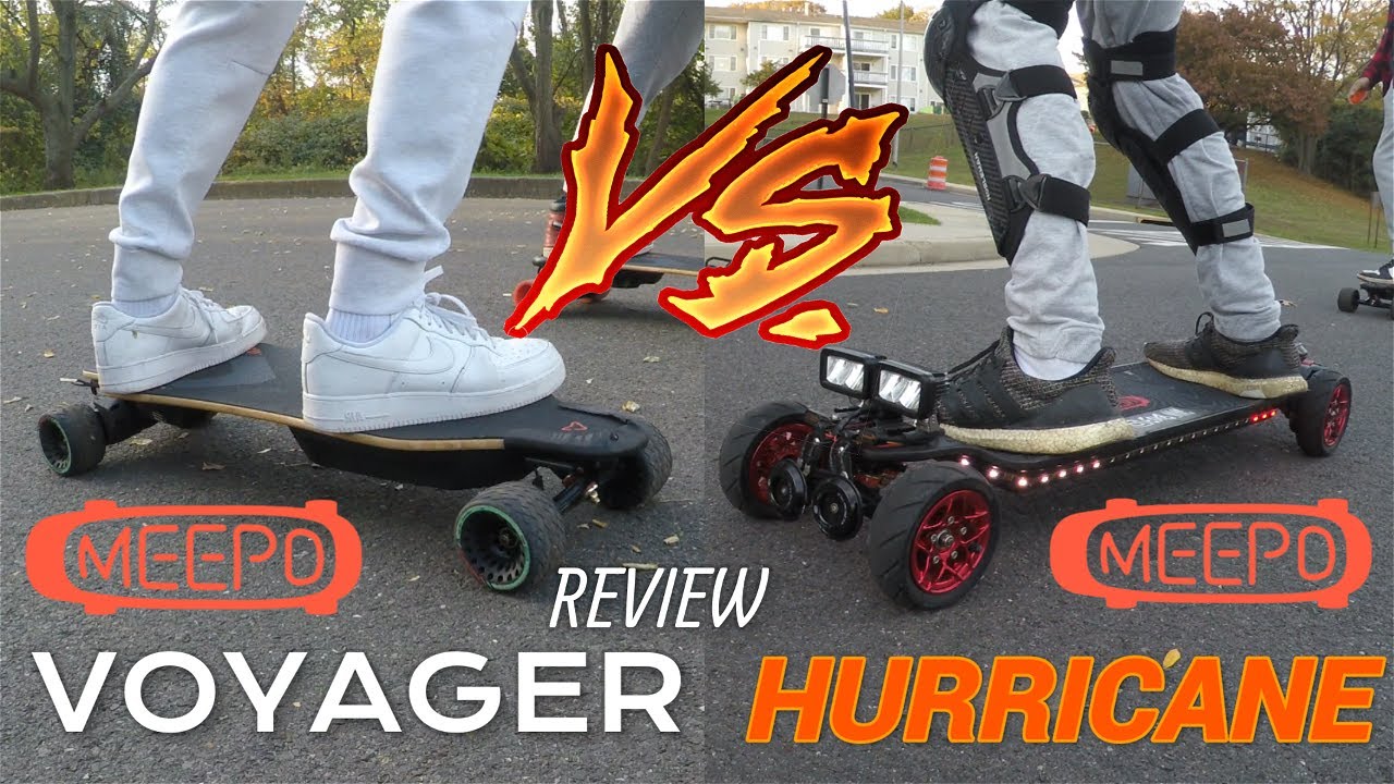 MEEPO VOYAGER против MEEPO HURRICANE | Лучшая уличная доска — обзор и гоночный тест