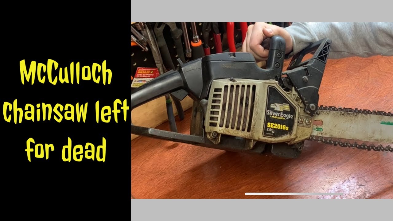 Refurbishing a McCulloch chainsaw