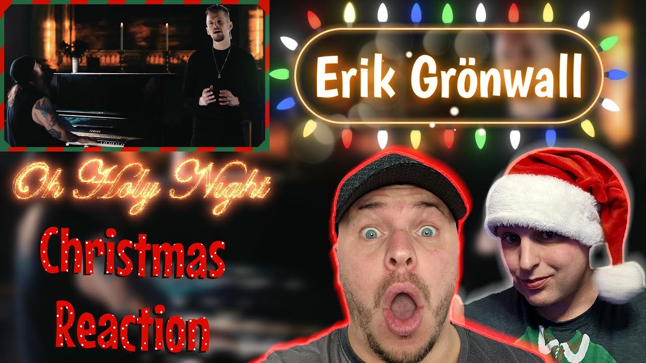 Erik Grönwall - Oh Holy Night | Breathtaking Christmas Reaction!