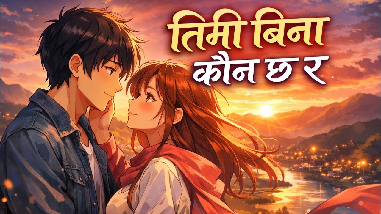 तिमी बिना कौन छ र | Nepali + Hindi Romantic Anime Duet | Full Song 2026