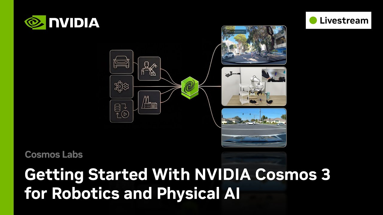 Начало работы с NVIDIA Cosmos 3 для робототехники и физического ИИ | Cosmos Labs