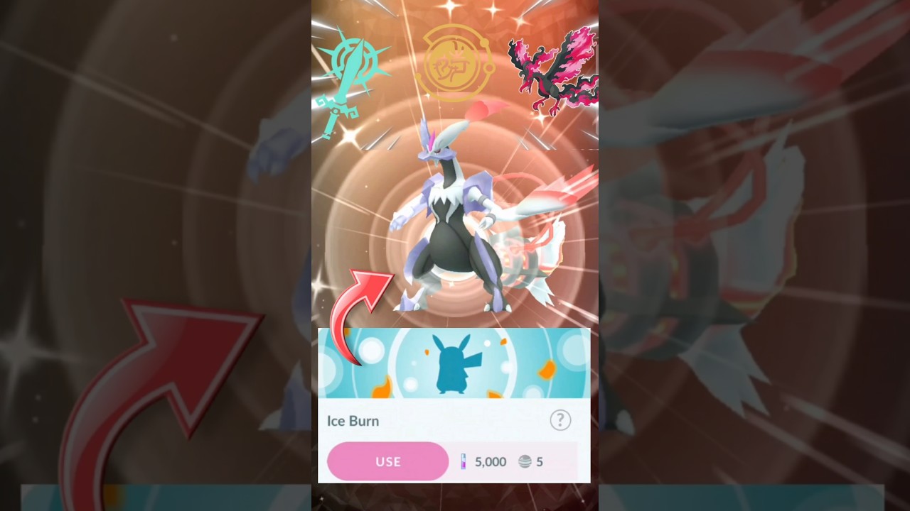 When I Use✨️Ice Burn Effect First Time in #PokemonGo #shotrs