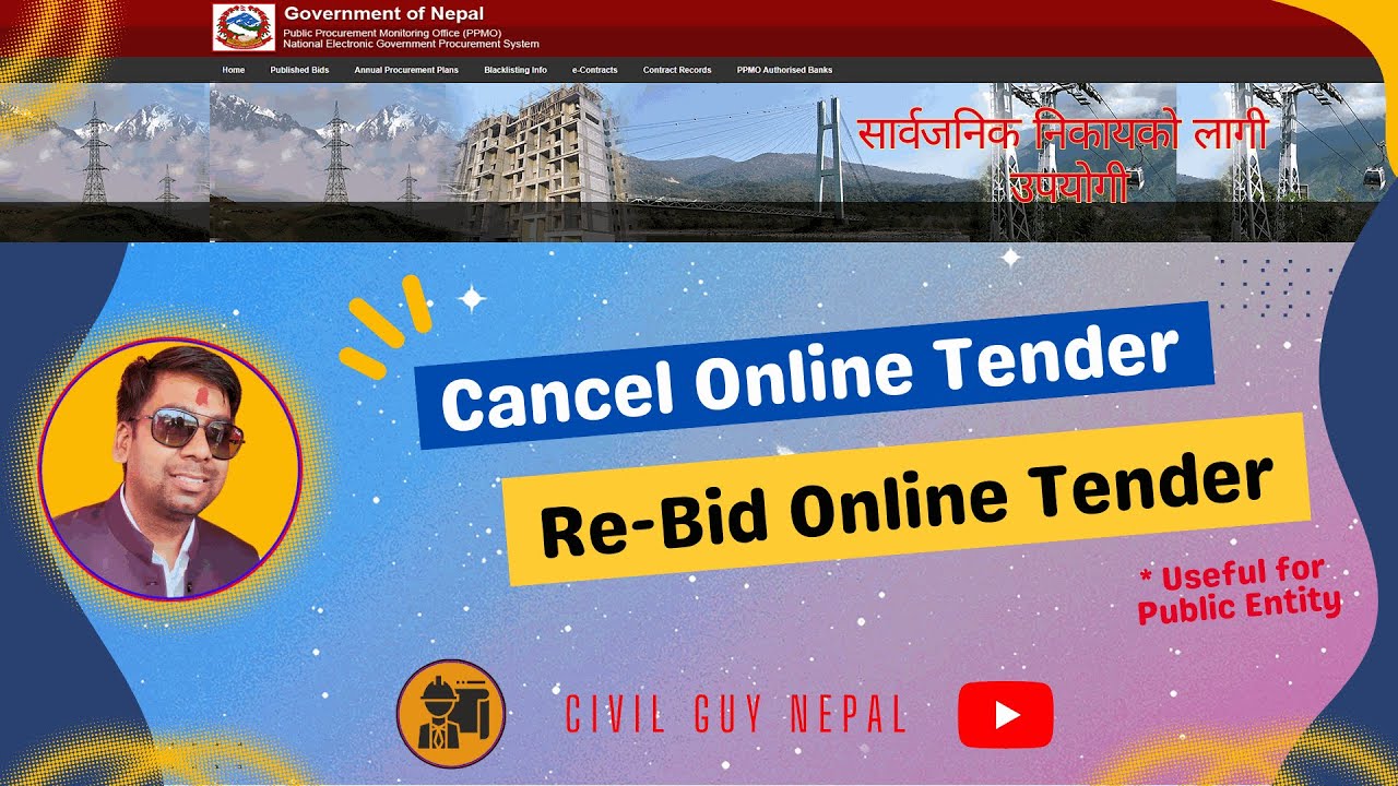 Cancel Online Tender | Re-Bid Online Tender | Bolpatra For Beginners | Bolpatra Tutorial | VIDEO #21
