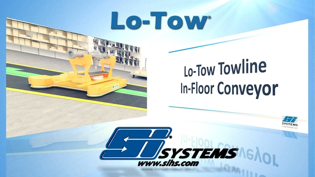 SideFinger Towline Assembly In-Floor Conveyor Uses Jam-Free Design