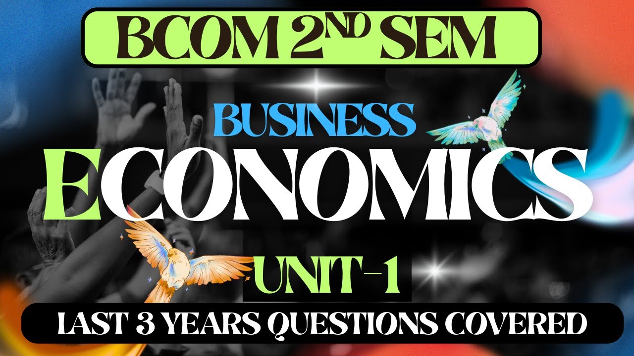 BUSINESS ECONOMICS ALL IMPORTANT QUESTIONS FROM LAST 3 YEARS #businesseconomics #exam #bcom