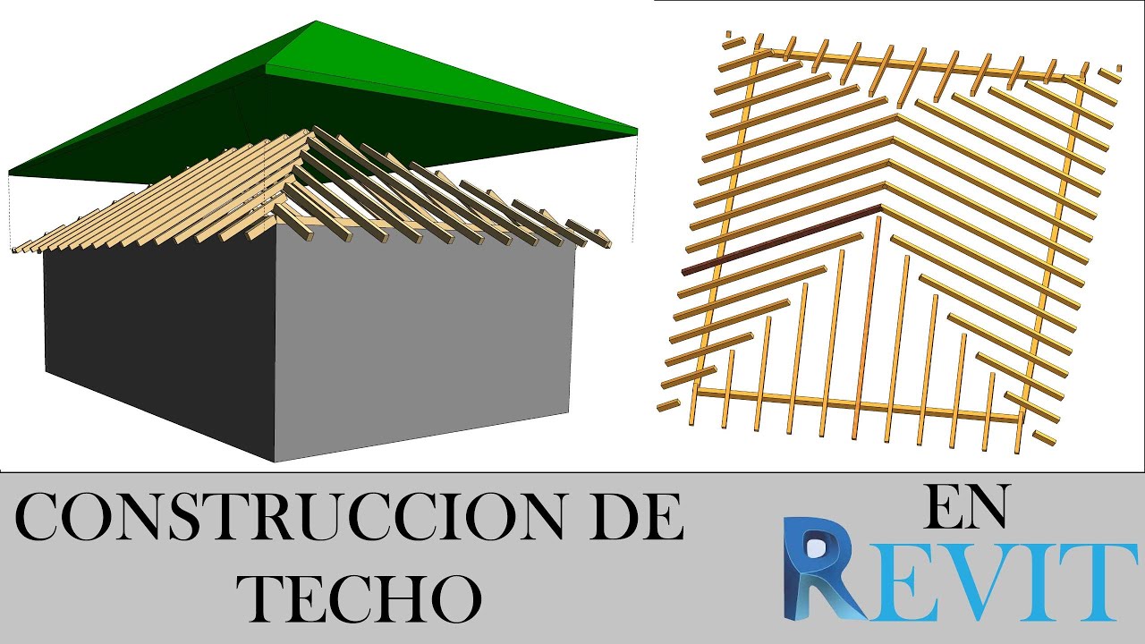 COMO MODELAR LA CONSTRUCCION DE TECHO EN REVIT