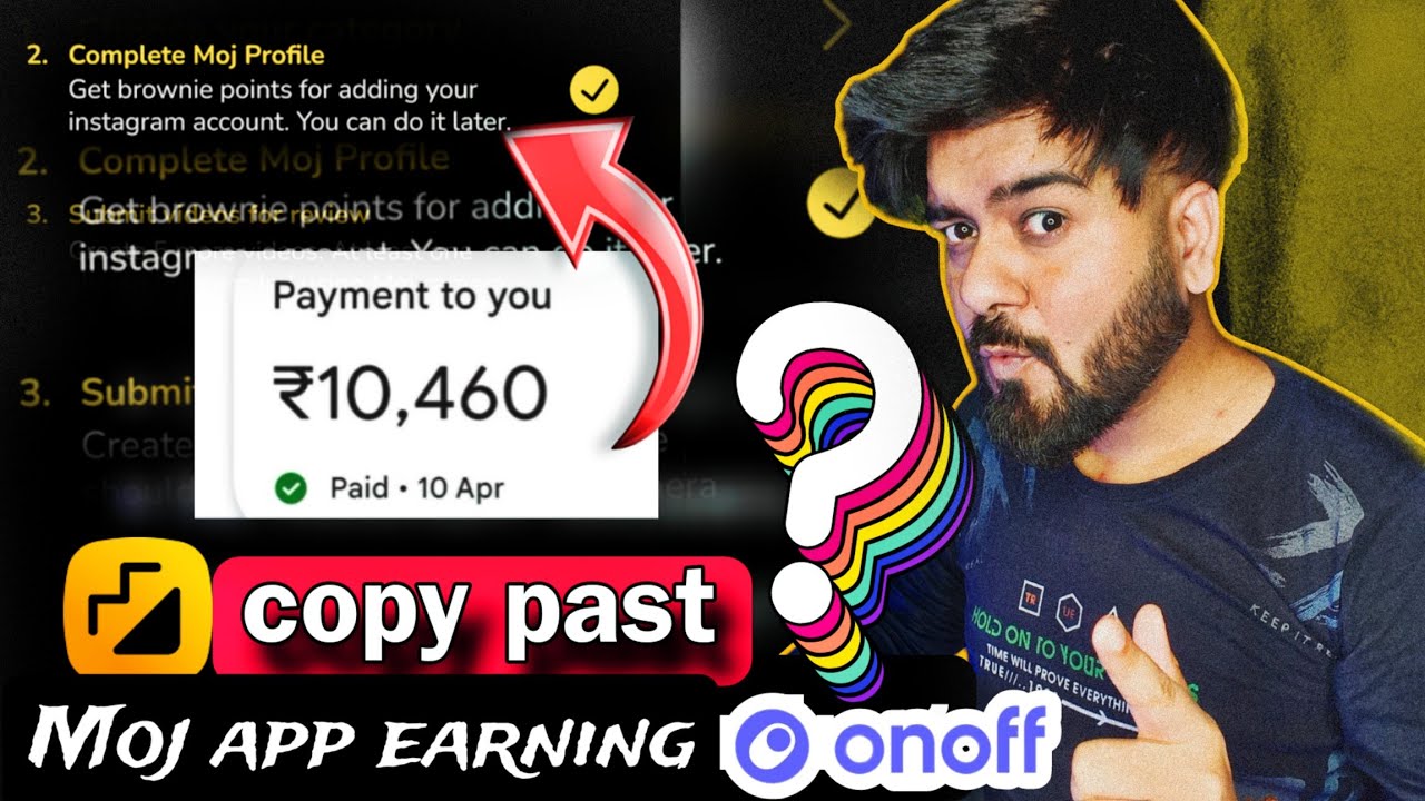 Copy past moj app earning kar skte hai | moj app earning criteria 2025 | how to make money from moj