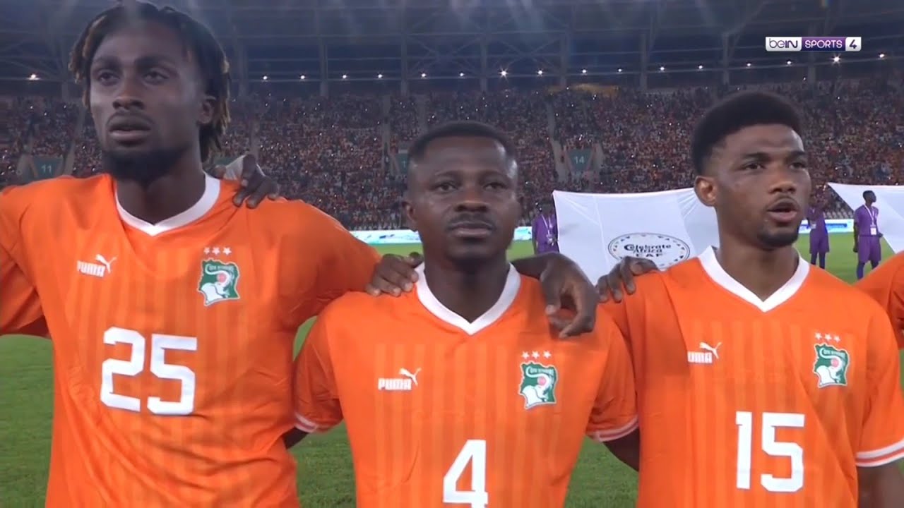 Ivory Coast vs Zambia National Anthem - AFCON 2025 Qualifiers