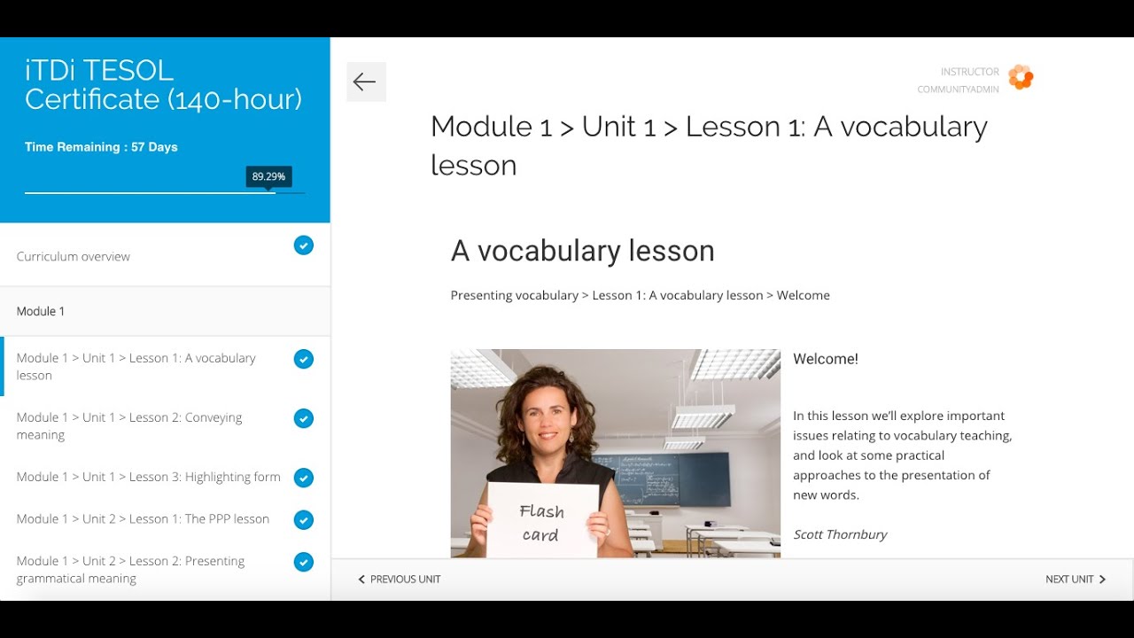 1.1.1.1 A Vocabulary Lesson: Introduction & Exploring Our Beliefs (iTDi TESOL Certificate Course)