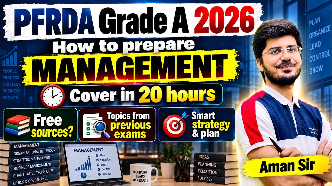 PFRDA Grade A 2026 Management: 12 Exams Analysis + Complete Preparation Strategy