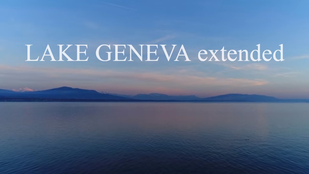 LAKE GENEVA!! Extended (4K) Drone video