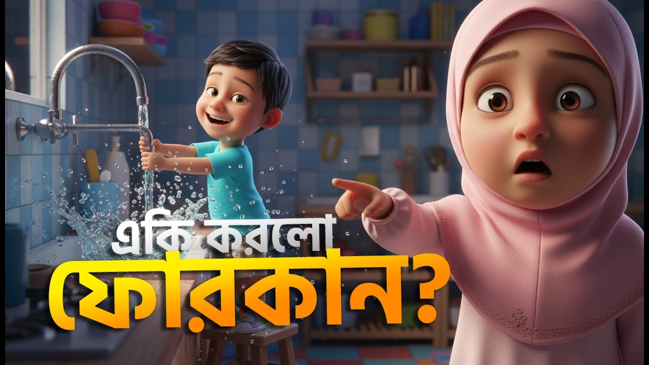 একি করলো ফোরকান? 😱 পানির অপচয় ও নবীজির (সা.) শিক্ষা