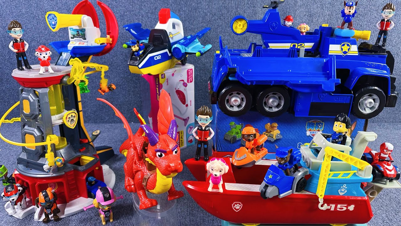 13 minutes to open with satisfaction | Paw Patrol, Puppy Rescue Set Series ASMR | Review Toys