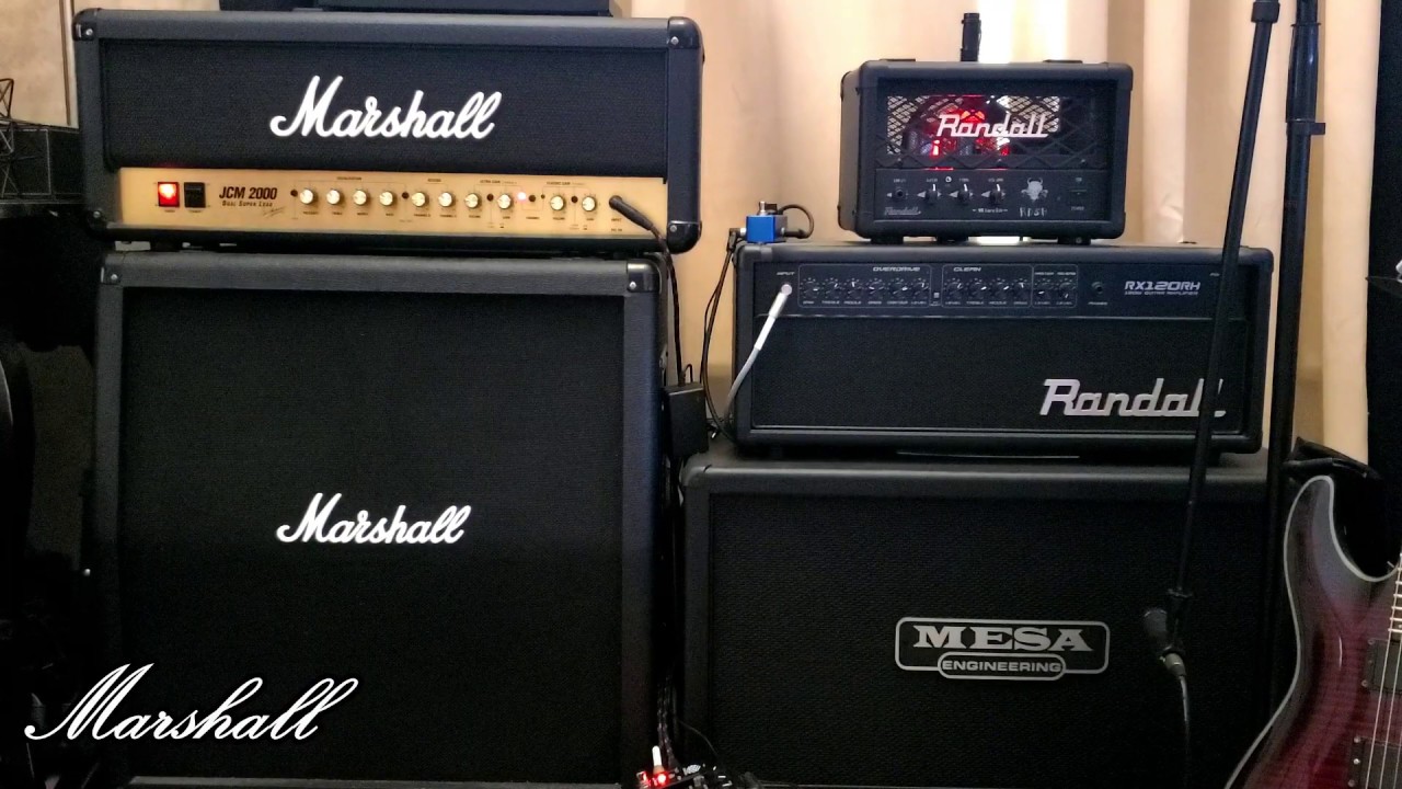 Marshall vs Randall Head to Head - Clean vs High Gain