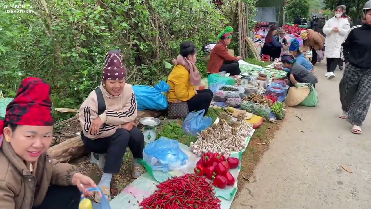 CHỢ PHIÊN MƯỜNG GIÀNG XÃ QUỲNH NHAi SL ( sáng ngày 11/3/2026 