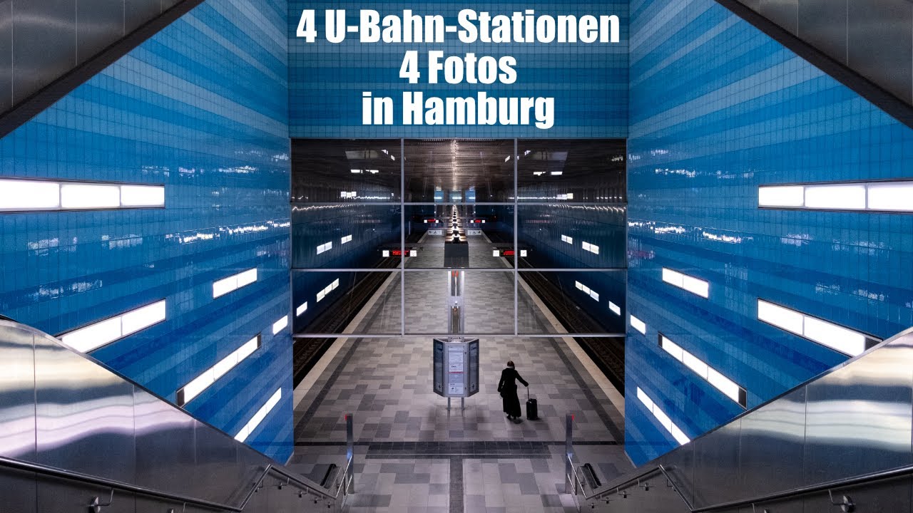 Street Photography: 4 U-Bahn-Stationen 4 Fotos in Hamburg