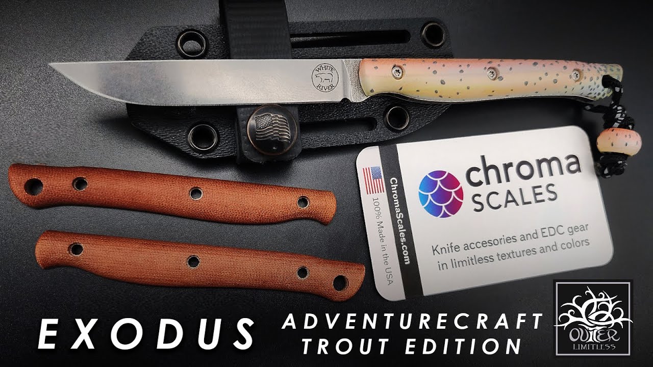 Exodus Knife and Tool AdventureCraft: Trout Edition Chroma Scales