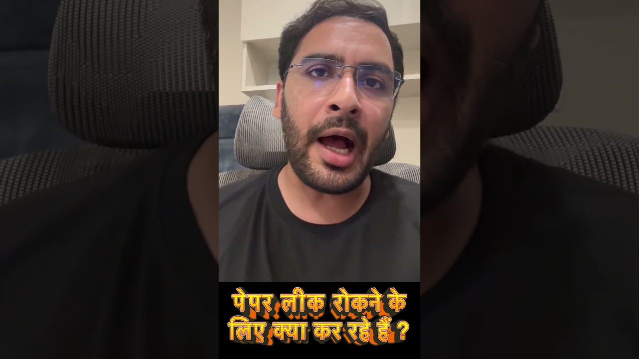 What is being done to prevent paper leaks , asks Ashutosh Ranka of Cockroach Janta Party