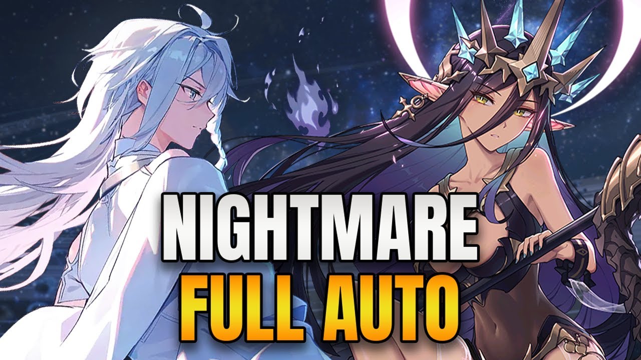 Nightmare Rahel Auto Level 4 Blessing  (Trials of the Constellation) - Epic Seven