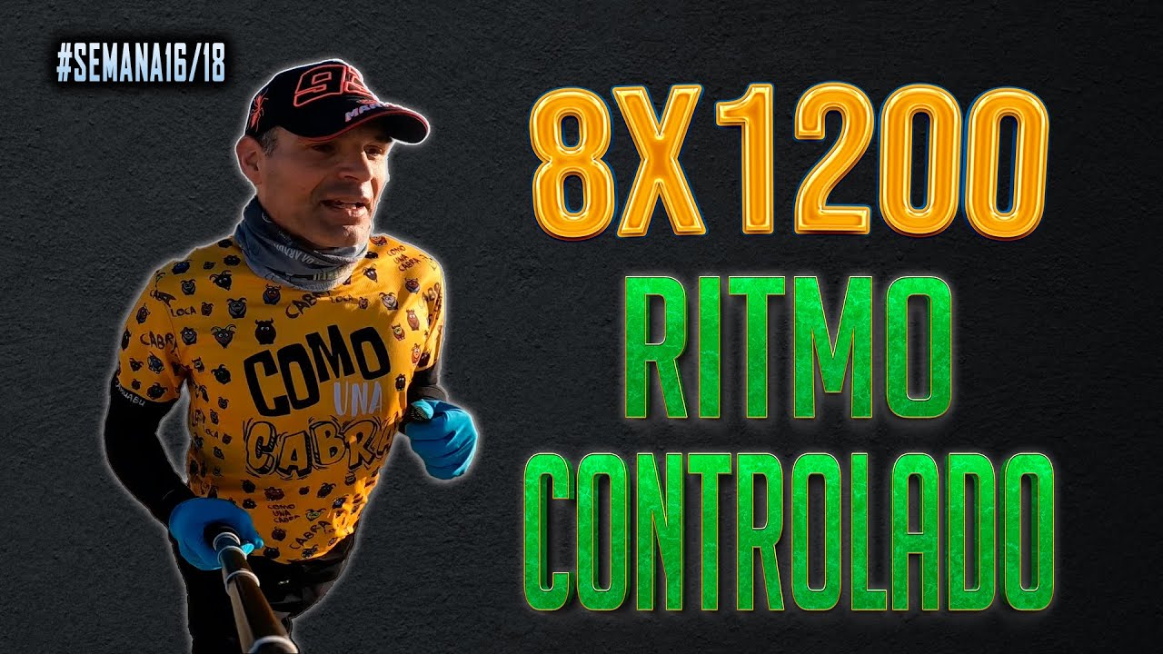 8x1200 a 4:05/10 | Entrenamiento de ritmo controlado a Umbral L&aacute;ctico | Semana16/18