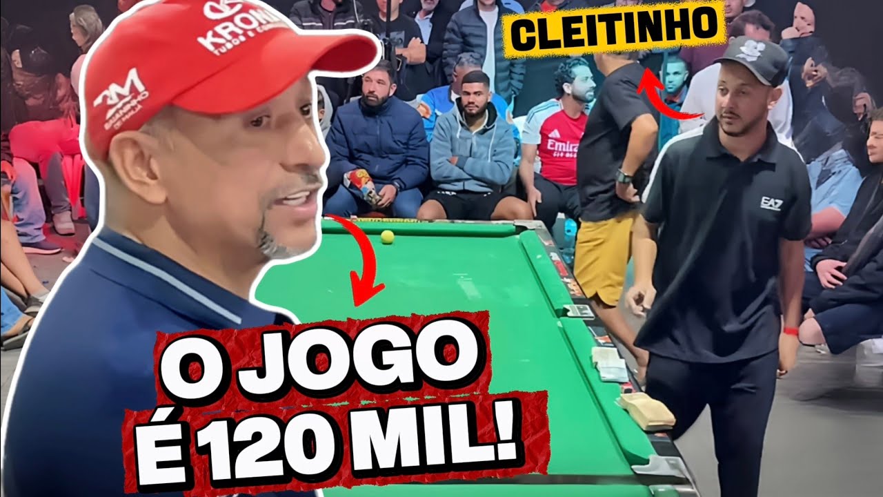 O JOGO DE 120 MIL ENTRE BAIANINHO E CLEITINHO - PEGOU FOGO