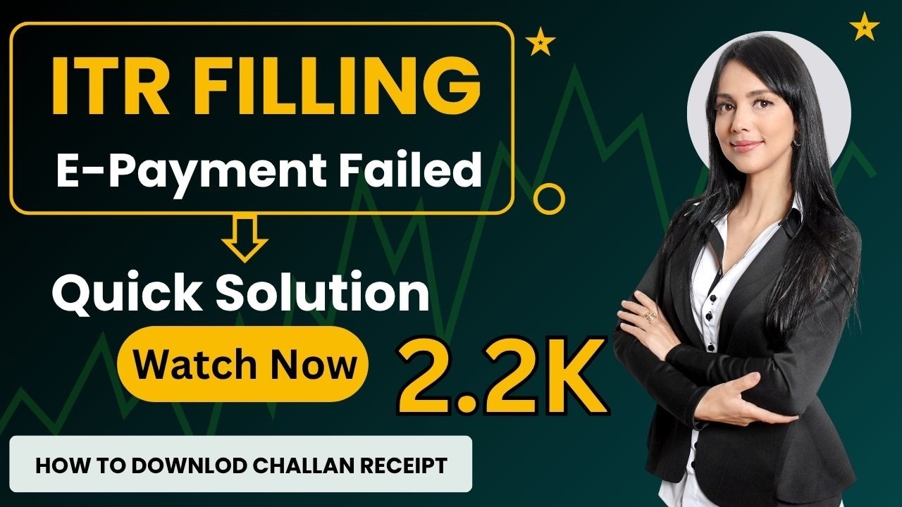 Income Tax online payment issues, Quick Solution | ITR Filing Tax payment Failed,