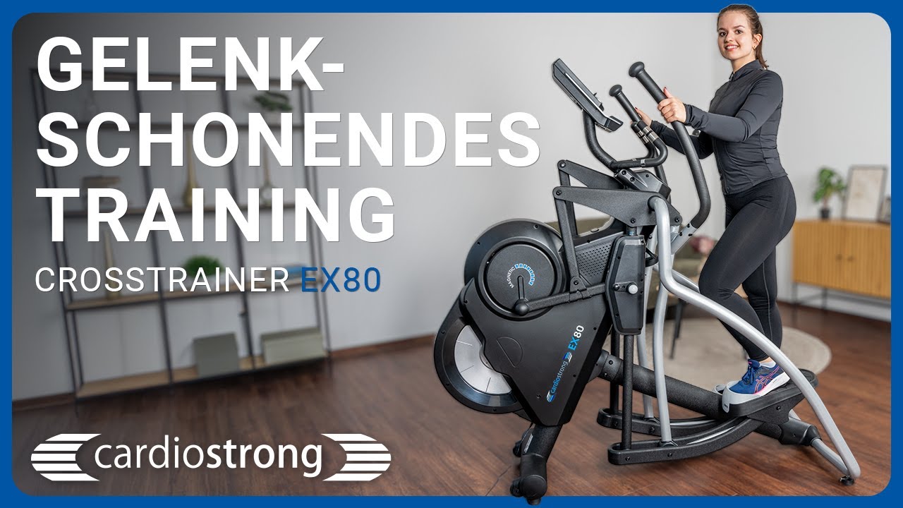 Der Crosstrainer mit verstellbarer Schrittlänge: cardiostrong EX80