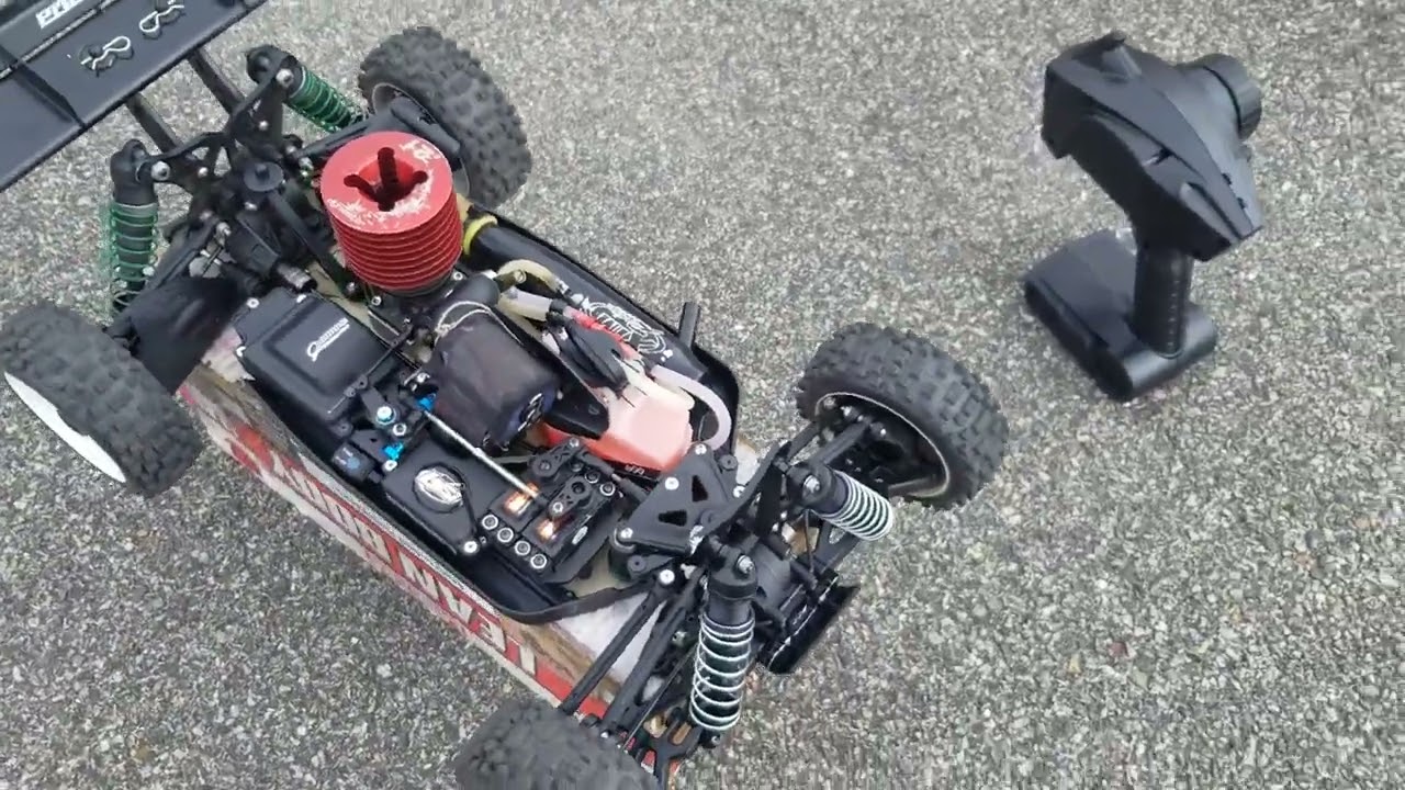 Losi 8ight Nitro Buggy RTR Rebuilt on TLR 1.0 Chassis