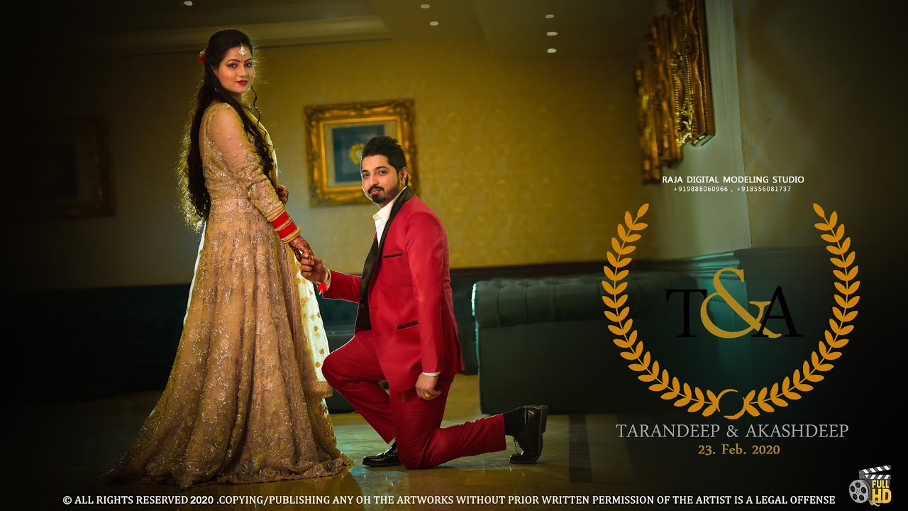 AKASH & TARAN | WEDDING HIGHLIGHTS |RAJA DIGITAL MODELING STUDIO |PUNJAB +91 9888060966 , 8556081737