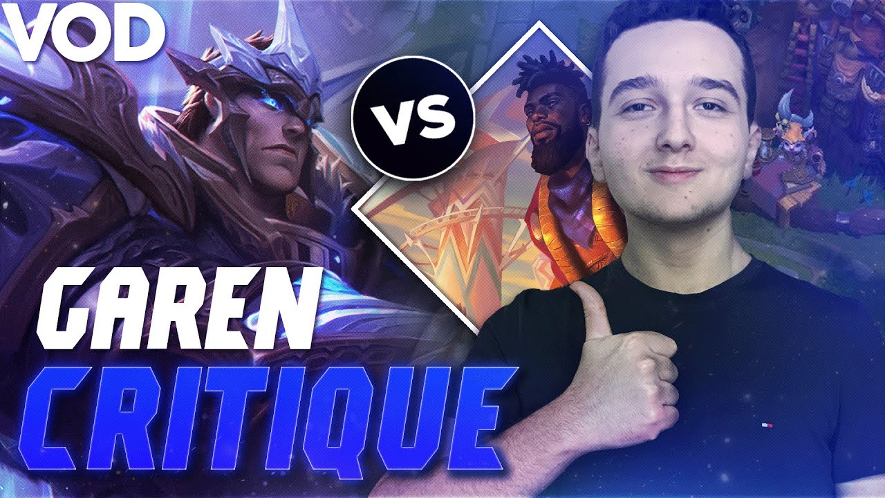 VOTRE DOSE DE GAREN CRITIQUE - SoloQ Challenger Top - Garen vs K'Santé - Patch 14.10