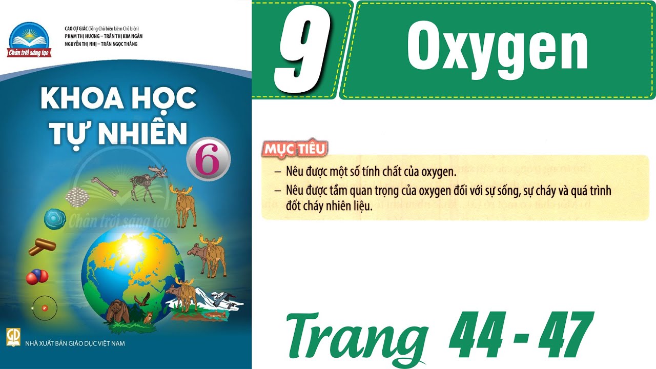 Khoa học tự nhiên lớp 6 chân trời sáng tạo bài 9 |Oxygen