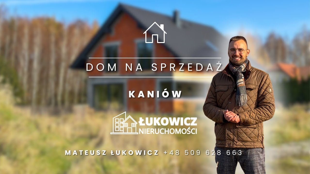 Nowoczesny dom jednorodzinny w stanie deweloperskim w Kaniowie! Projekt 