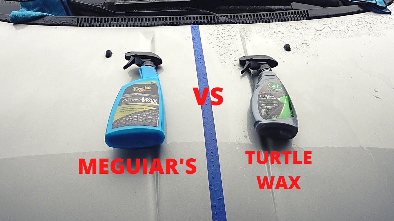 Meguiar's Ceramic Wax vs Turtle Wax Spray Coating